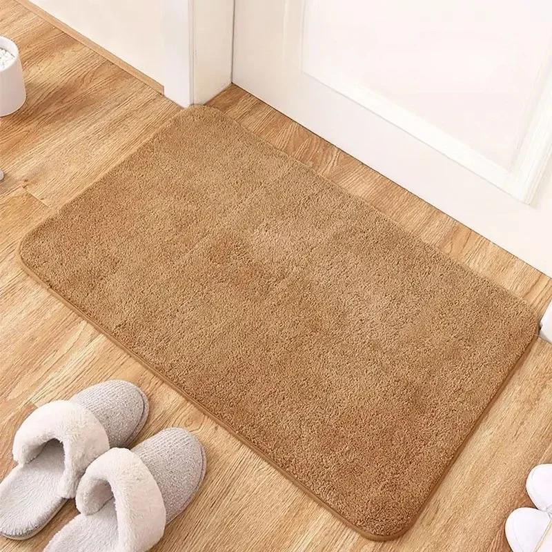 Bathroom absorbent mat quick drying non slip floor mat toilet rug carpet door mat bathroom bedroom carpet