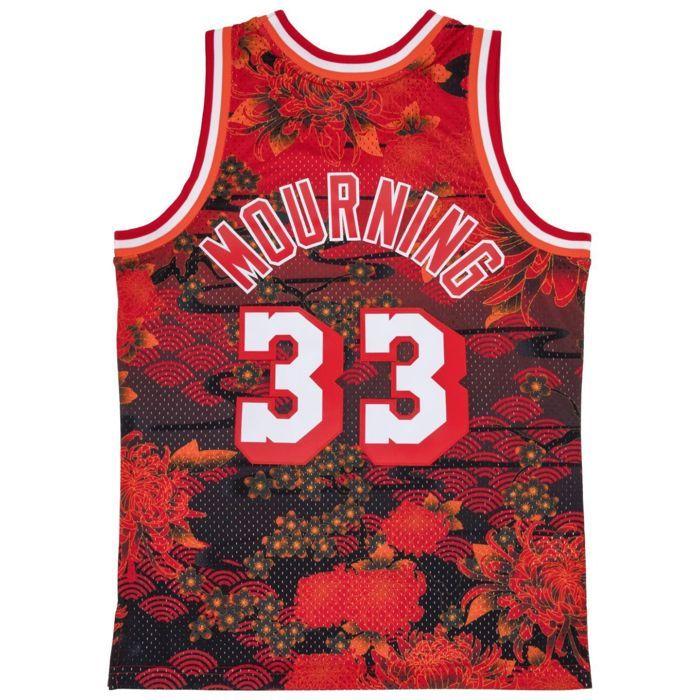 Swingman Mesh Jersey Miami Heat ASIAN Alonzo Mourning