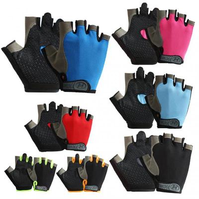 Cycling Gloves Half Finger Men Women Anti Slip Shock Breathable Summer Bicycle Gloves Fingerless Sports Gym Training Bike Gloves