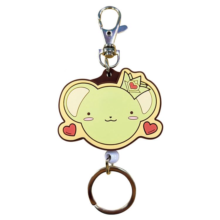 

Cardcaptor Sakura Rubber Reel Keychain (Crown Kero-chan) жёлтый