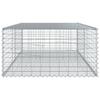 Gabion with Lid 200x100x50 Cm Galvanized Iron