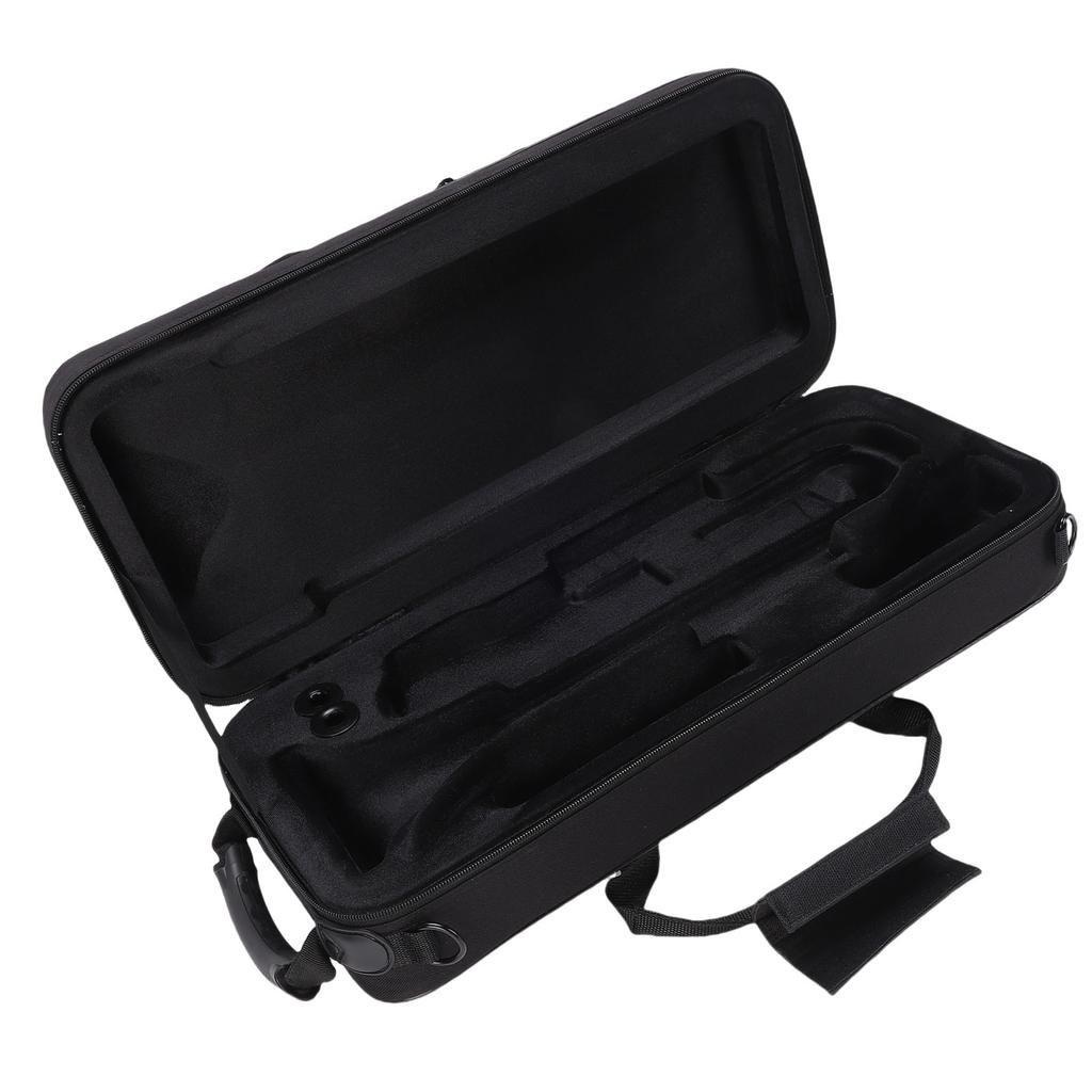 Trumpet Carrying Case with Side Handle Portable Storage Bag for Brass Wind Instrument Adjustable Shoulder Strap Water Proof Oxford Cloth