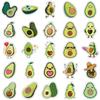 50Pcs Cartoon Avocado Stickers Guitar Suitcase Laptop Helmet Graffiti Sticker