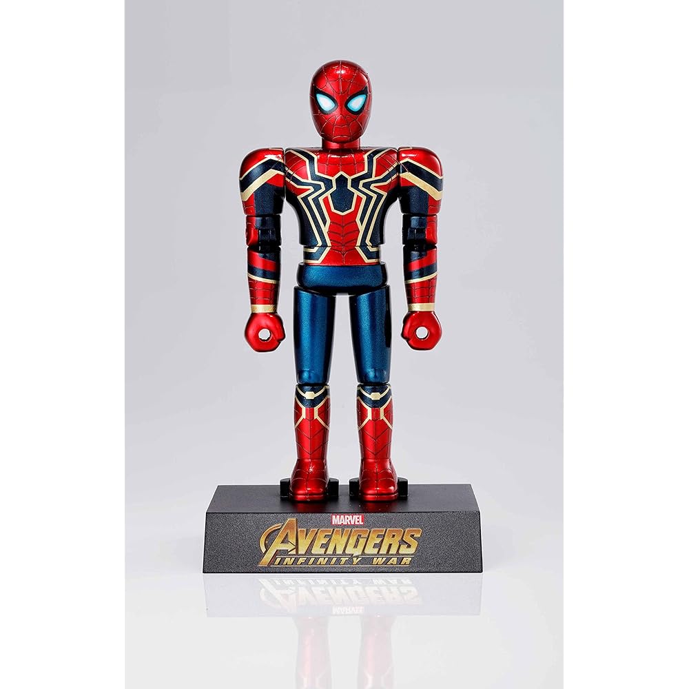 TAMASHII NATIONS Avengers Iron Spider Action Figure 100mm ABS Painted Articulated Collectible