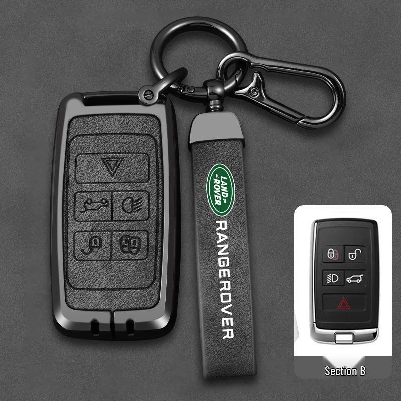 

Чехол для ключа Land Rover для 2023 Range Rover Sport, Velar, Evoque, Discovery 4 и Defender