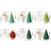 Christmas Tree Candle Molds Pine Cone Silicone Mould Scented Candle Casting Molds Plaster Molds for Home Decorations