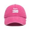 Trendy and Versatile Outdoor Street Style Retro Washed Printed Baseball Cap for Men and Women In Multiple Colors Available