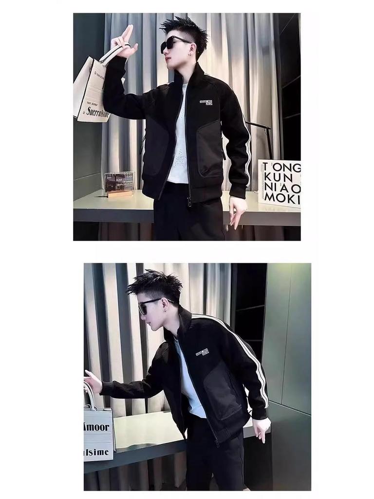 Men's Scruffy Handsome Corduroy Jacket - High-End Casual Fashion, New Spring/Autumn 2025 Trend.