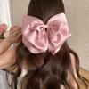 Korean Polka Dot Bow Claw Hair Clip - High-End Cloud Bubble Design for Women