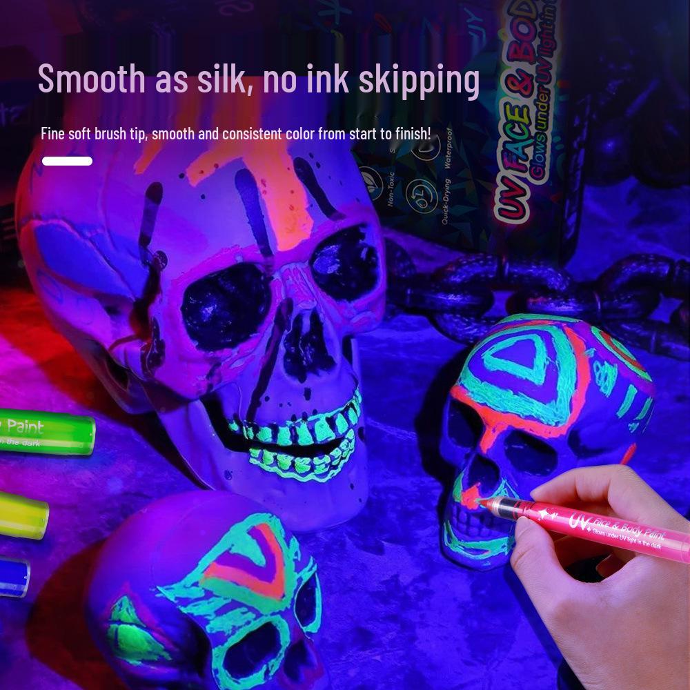 Glow-in-the-Dark UV Light Art Pen: Luminous Graffiti & Fabric Highlighter