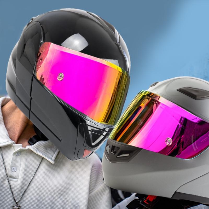 Face Shield Sunshades for SOMAN Motorcycle Helmets Daily Commute Riding Protect Against UV & Debris Long Distance Rides