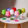 Xiaobudian Glass Goblet, Wave Cup, Creative Decorative Cocktail Glassware, Novelty Bar Goblet Tool for Wine Cocktails Juices