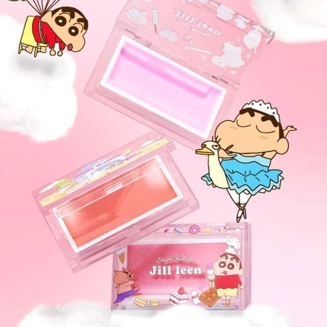 JILL LEEN - Кремовые румяна Crayon Shin-chan Лимитированная коллекция - 9 оттенков 108 Tangerine Pudding - 3g