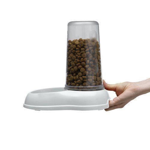 Mangeoire pour animaux td® 12,5 x 19 x 19,5 cm remplissage automatique eau/nourriture design amovible