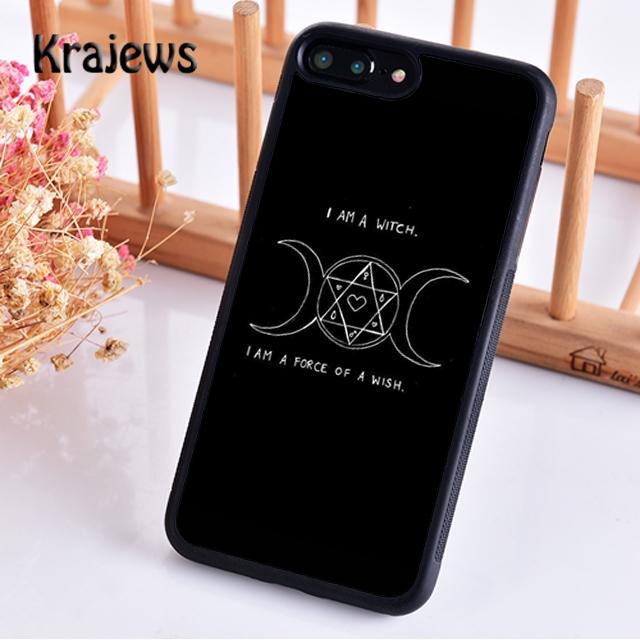 Krajews Witch Witchcraft Phone Case Cover For iPhone 17 Air 16 15 14 Plus 11 12 13 Pro Max Coque