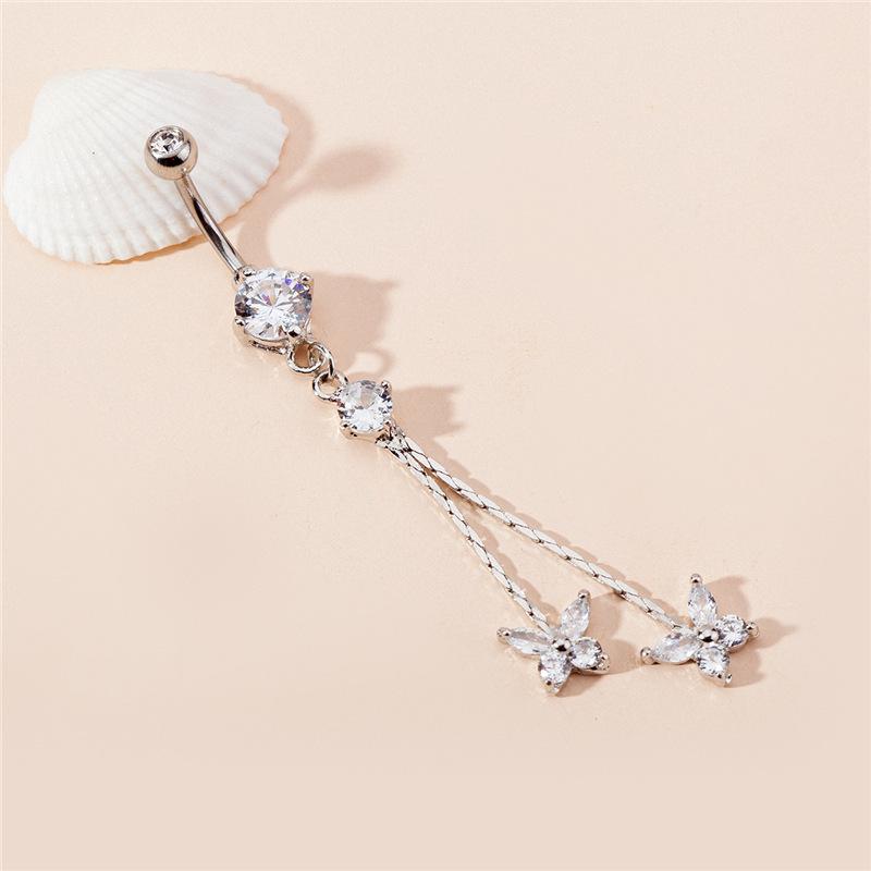 

Европейские и американские проколы, ювелирные изделия, вермикулит, бабочка, струящийся пупок, ногти, две бабочки, материалы из нержавеющей стали белый