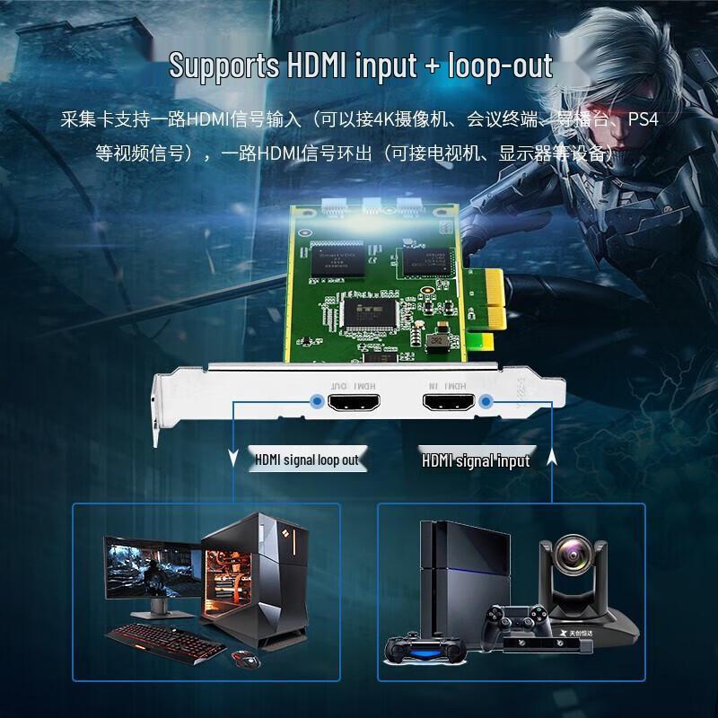 TCHD HDMI 4K Video Capture Card