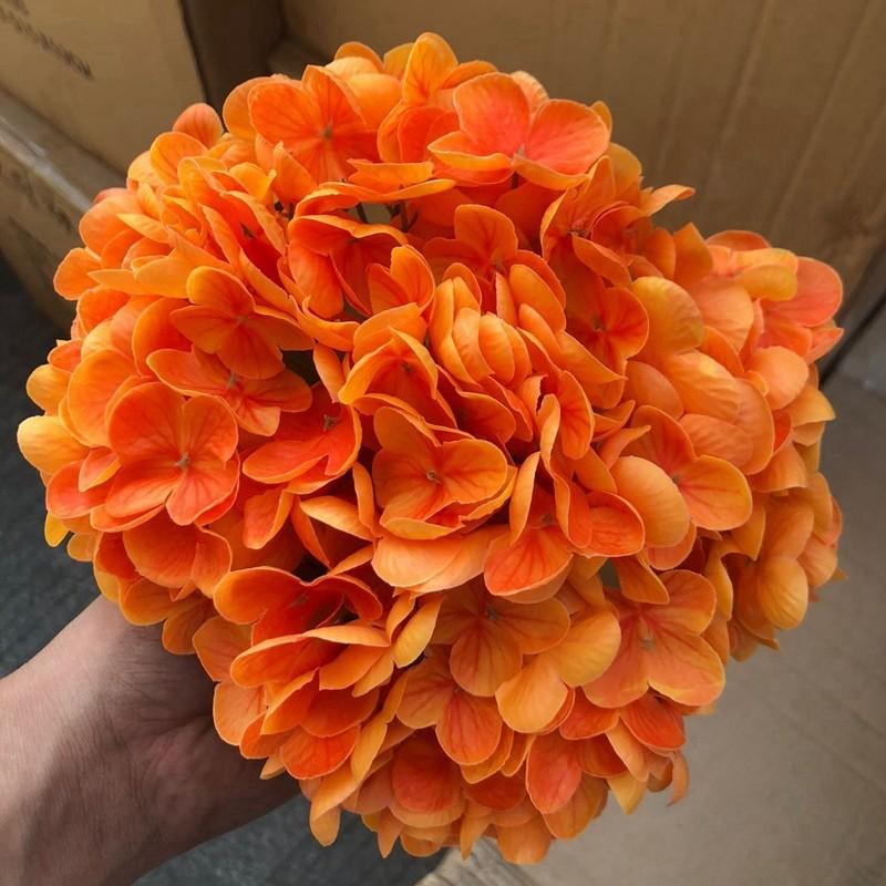 Moisturizing Large Hydrangea Hotel Decoration Flower Arrangement Wedding Arrangement Fake Flower Wholesale Film Hydrangea