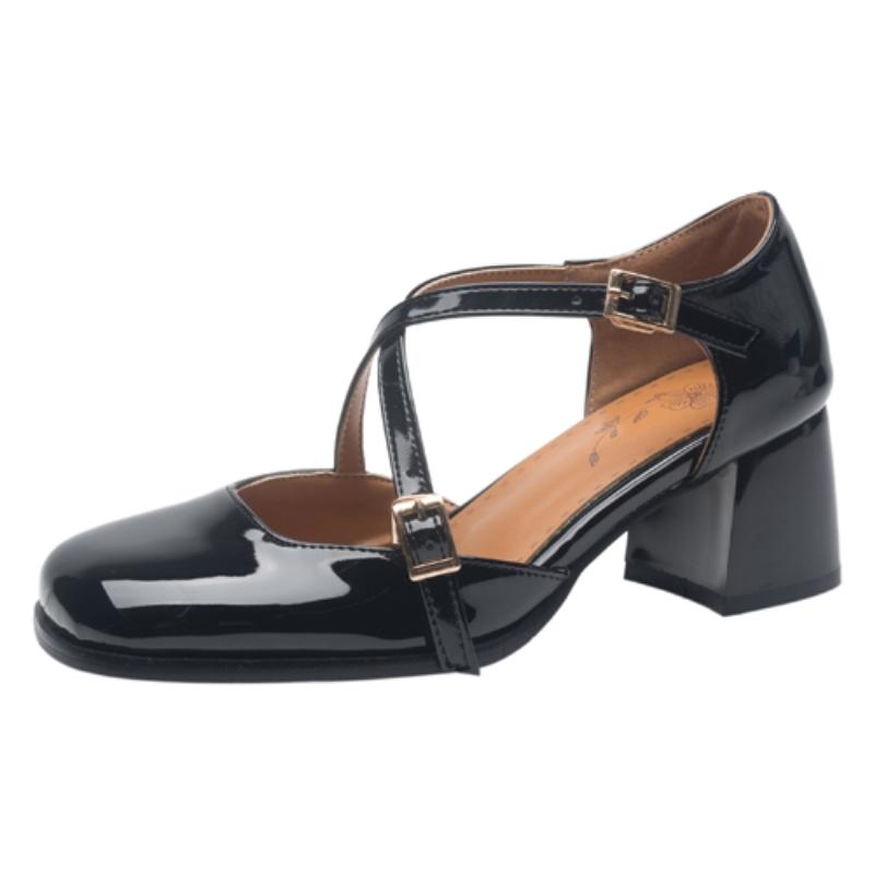 

Роскошные женские сандалии на низком каблуке Мэри Джейн летняя обувь с перекрестным ремешком серебристые черные на маленьком каблуке свадебные туфли женские большого размера 45 39 чёрный