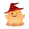 Night Light Ghost Face Design LED Energy-Saving Ambient Light Portable Compact Soft Light Source Pat Light Halloween Party Decor