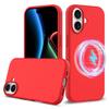 For iPhone 17 Case Compatible with MagSafe Anti-Drop Liquid Silicone Phone Cover
