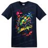Beetle T Shirt Colorful Neon Botanical Insect Art Nature Lover Graphic Tee Gift