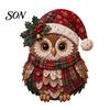 Unique Festive Home Decor Christmas DIY Patchwork Kit, Halloween Witch Hat Sewing Xmas Creative Fabric Craft Supplies Animal Kit for Beginners,