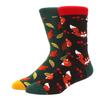High Quality Combed Cotton Socks food Pattern Long Tube Funny Happy Men Socks Novelty Skateboard Crew Casual Crazy Socks