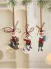 Colorful Retro 3D Resin Bell Pendant for Christmas Tree Decoration