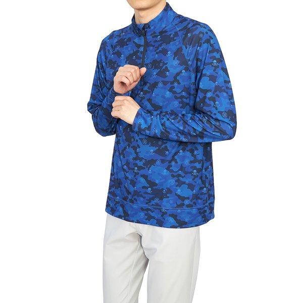 Zippor Golfwear Men S Half Zip Up Long Sleeve T ShirT G4mf22k78 Twcm