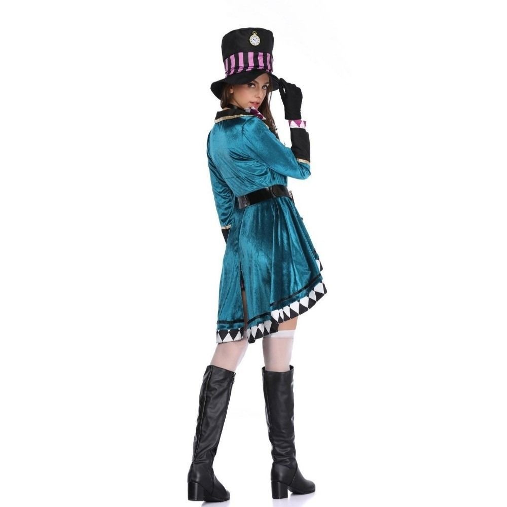 Fairy Tale Style Magician Cosplay Costume Fantasy Circus Performance Outfit Halloween