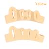 2Pcs=1Pair Hard Silicone Toe Finger Separator 5 Hole Hallux Valgus Orthopedic Spacers Bunion Overlapping Hammer Foot Corrector