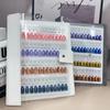 48/96/144/192 Colors Magnetic Tips Nail Art Swatch Book Manicure Color Test Storage Book Large Acrylic Works Display Color Card