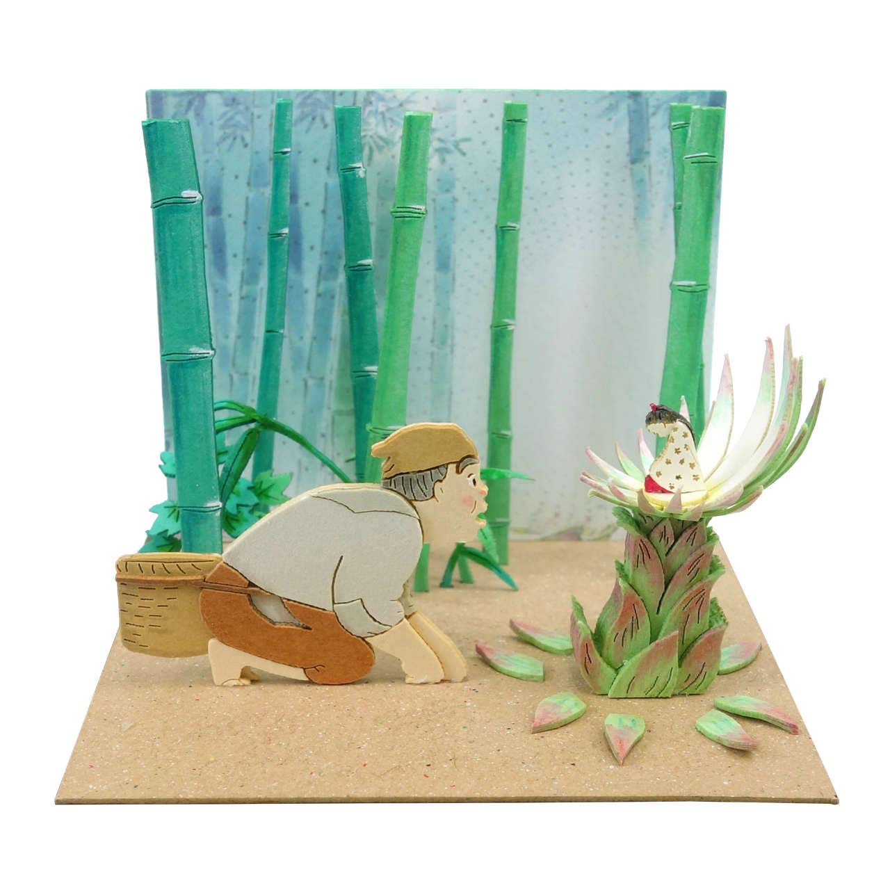 

Sankei Studio Ghibli Mini The Tale of Princess Kaguya: The Birth of Princess Kaguya Paper Craft MP07-106