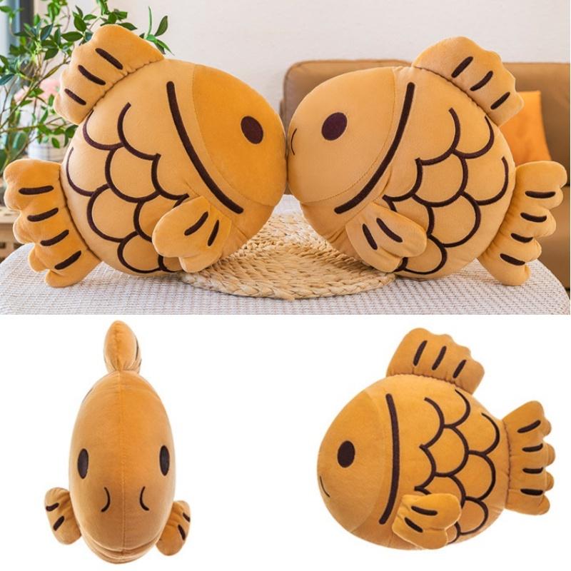 Kreatives Grenzüberschreitendes Plüschfisch-Spielzeugkissen Für Kindergeschenke Und Heimdekoration