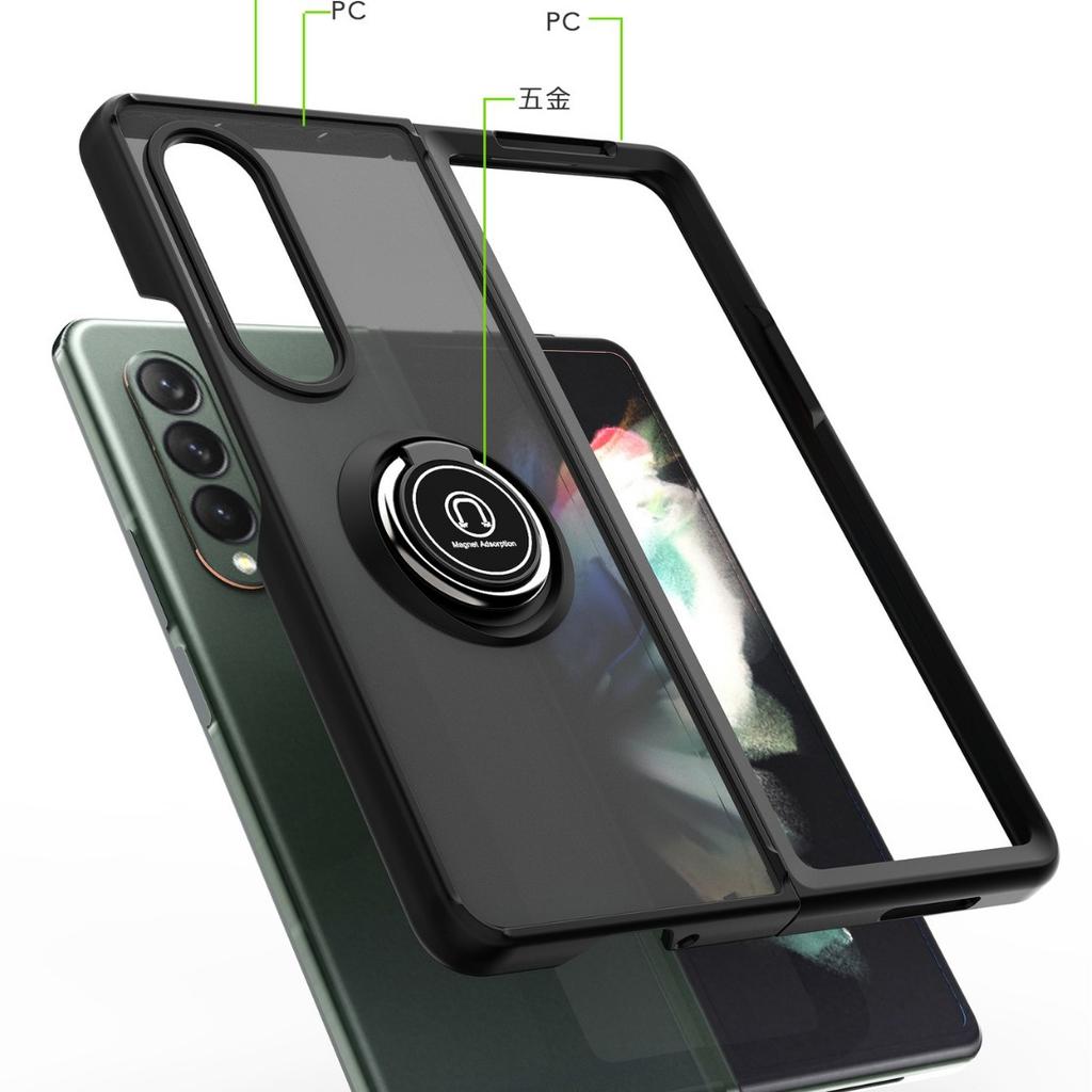 Qiying Generation is suitable for ZFold3/Fold4 bracket, mobile phone case, ring buckle protective cover 6 folds