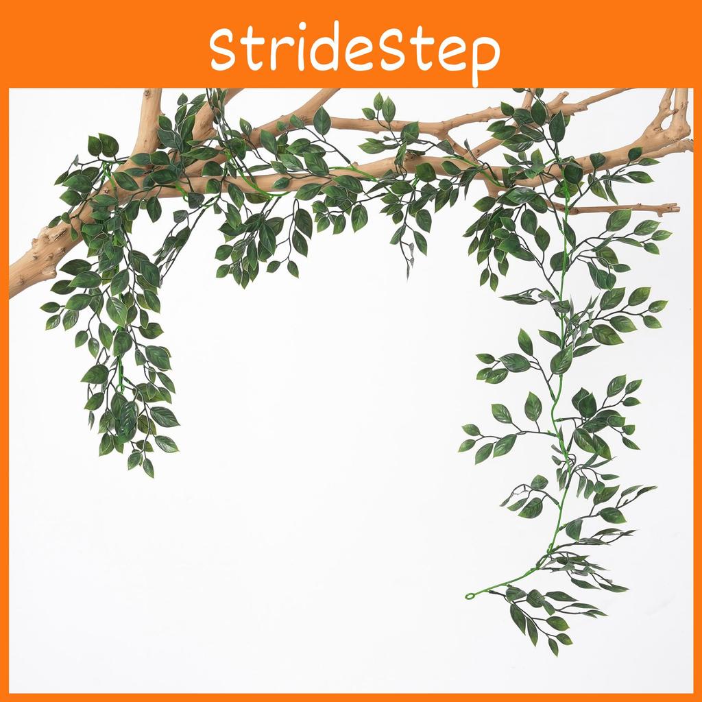 Leaves Artificial Banyan Greenery Vine With Foliage For Living Decoration Space