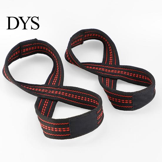 Non-slip Lifting Straps 2Pcs Figure 8 Strap Men Women Anti-Slip Weightlifting Grip Band Fitness Wrist Bands Bodybuilding Powerlifting Strength