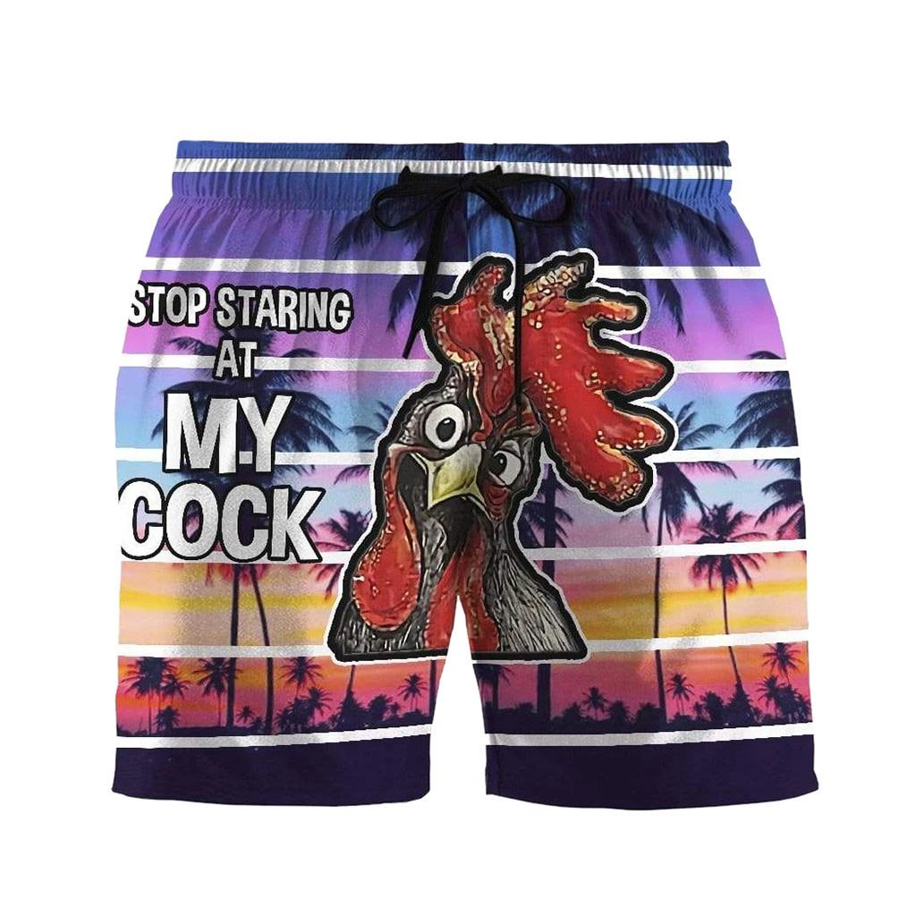 

(SU)Мужчины Drawstring Случайные Печатные Пляж Работа Случайные Брюки Брюки
