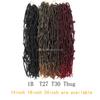 Butterfly Locs Häkelhaar Zöpfe Extensions Weiches Synthetisches Einzel-Weft Faux Locks Lockige Zöpfe Dreadlocks Strähnen Faux Locks