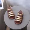 Kids Sandals Soild Color Retro Open Toes Girls Casual Shoes for Summer 2025 New Children Beach Shoes Soft Sole Non-slip Classic