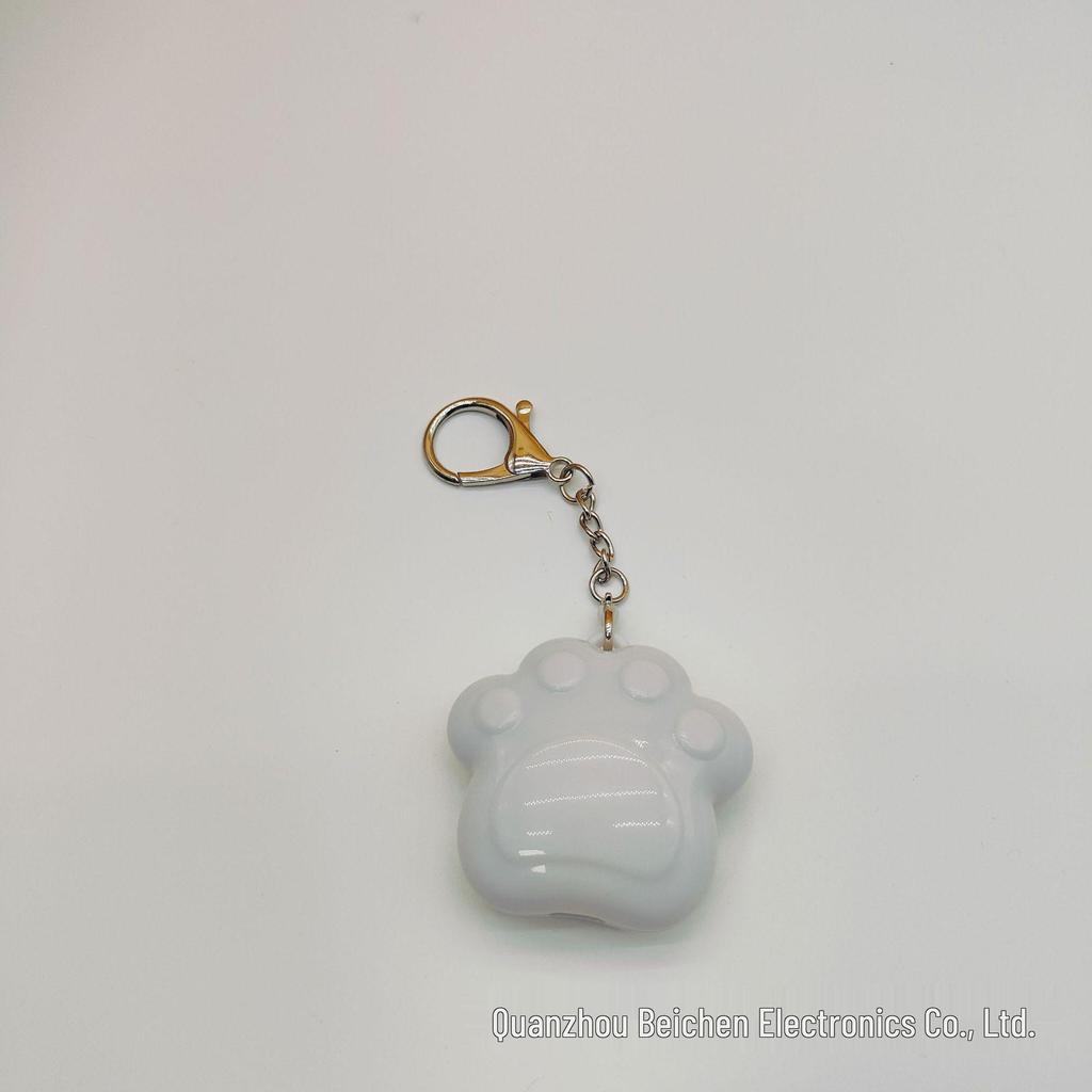 Creative Heart-Shaped Keychain Night Light with Touch and Item Finder