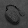 Suede Leather Car Key Case For Peugeot 2008 3008 308 408 508 4008 5008 For Citroen C4 C6 C3-Xr Key Chain Accessories