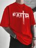 PAYEAH Christian Shirts-Faith & Cross Christian T-Shirts -Faith T-Shirt 100% Heavy Cotton T Shirt