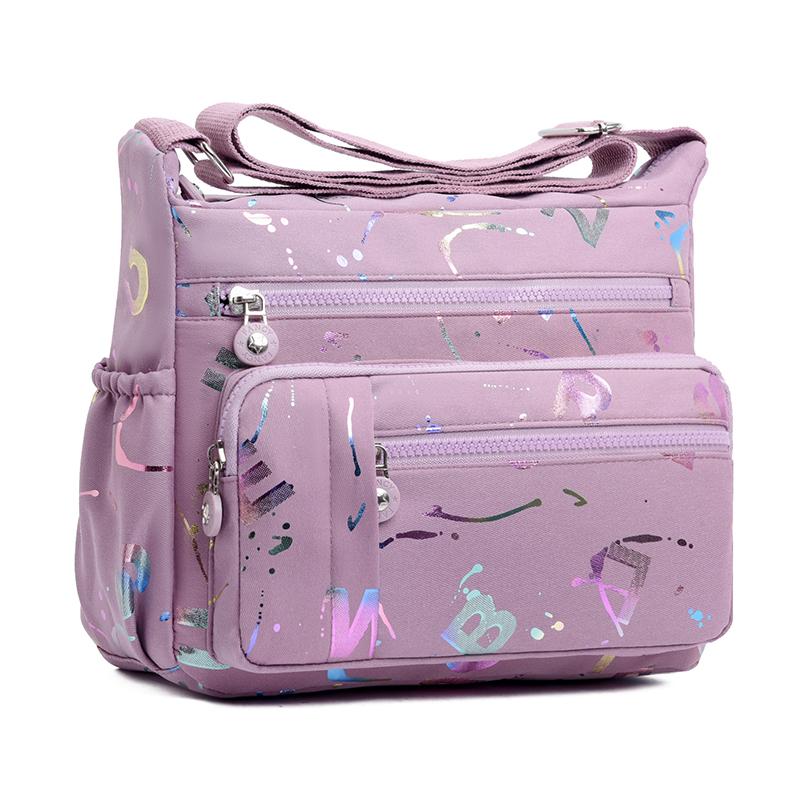 Wasserdichte Damen-Umhängetasche mit großer Kapazität, multifunktionale Mode-Umhängetasche, mehrschichtige Damen-Handtasche, Umhängetasche