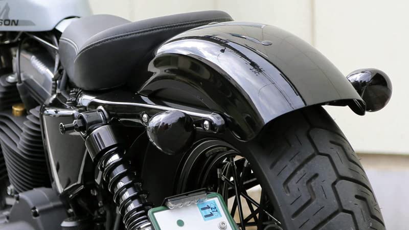 Kijima Motorcycle Dark Smoke Lens Covers for Turn Signals of Parts (Set 2) HD-01289