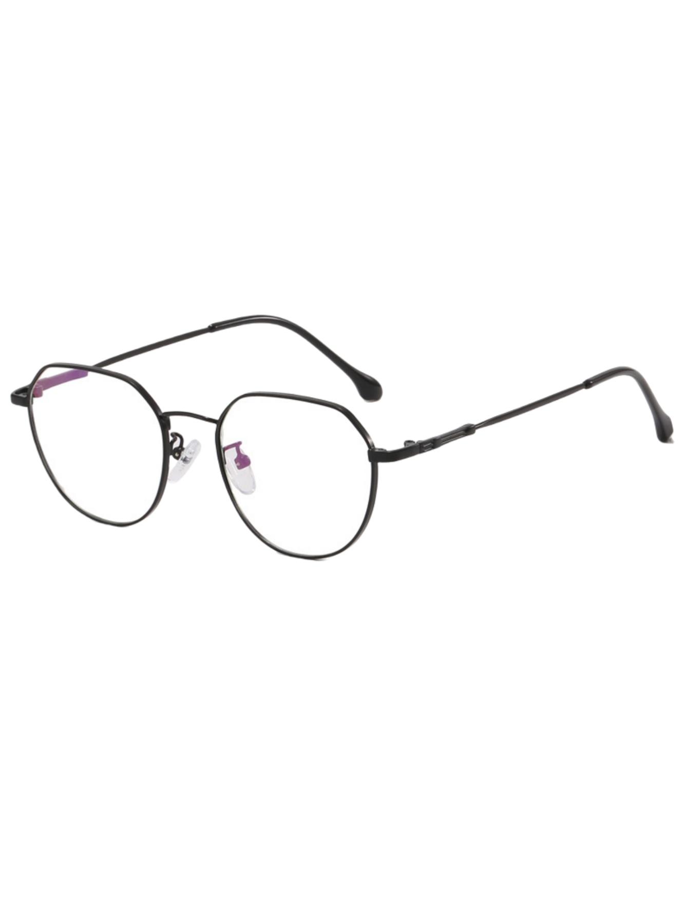 

New metal flat mirror plain frame can be matched with myopia retro mirror. чорний