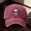 Chef Knife Cooking Graphic Washed Baseball Cap Unisex Breathable Sun Protection Cotton Hat