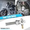 Motoforti Motorcycle Fuel Valve Petcock with Male Thread for Harley Davidson Sportster 1975- 62163-75