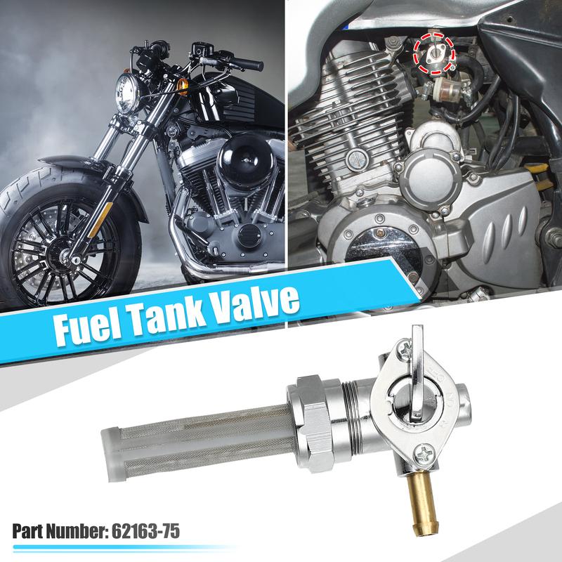 

Топливный кран Motoforti для мотоцикла с наружной резьбой для Harley Davidson Sportster 1975- 62163-75